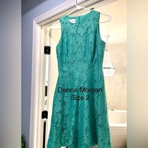 Donna Morgan greenish dress